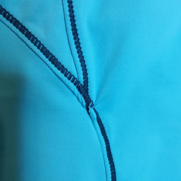 Athleta Energy Tank Top Built In Bra Teal Women's Size Small - Picture 7 of 16